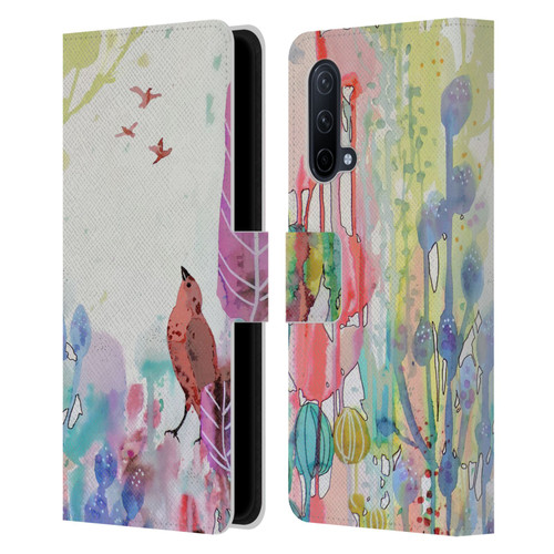 Sylvie Demers Nature Wings Leather Book Wallet Case Cover For OnePlus Nord CE 5G