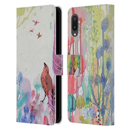 Sylvie Demers Nature Wings Leather Book Wallet Case Cover For Samsung Galaxy A02/M02 (2021)