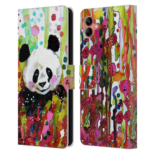 Sylvie Demers Nature Panda Leather Book Wallet Case Cover For Samsung Galaxy A04 (2022)