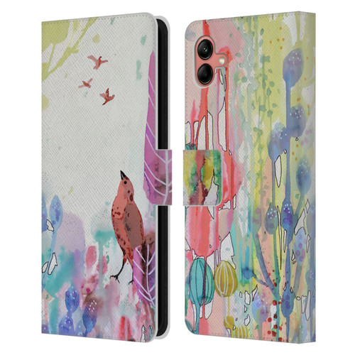 Sylvie Demers Nature Wings Leather Book Wallet Case Cover For Samsung Galaxy A04 (2022)