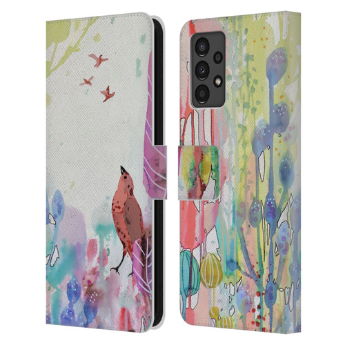 Sylvie Demers Nature Wings Leather Book Wallet Case Cover For Samsung Galaxy A13 (2022)