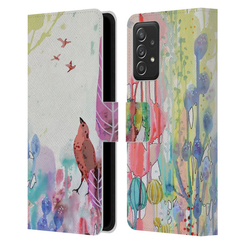 Sylvie Demers Nature Wings Leather Book Wallet Case Cover For Samsung Galaxy A53 5G (2022)
