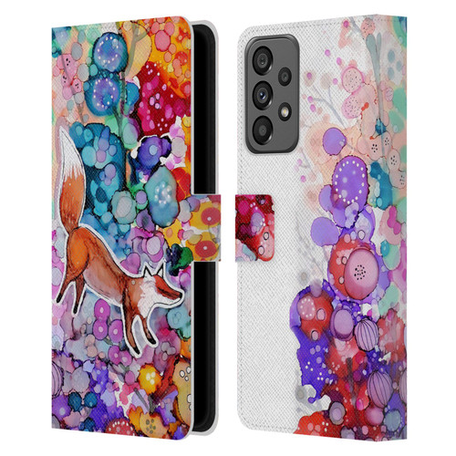 Sylvie Demers Nature Soaring Leather Book Wallet Case Cover For Samsung Galaxy A73 5G (2022)