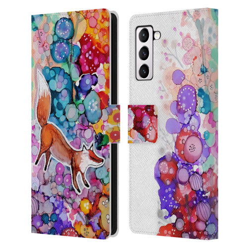 Sylvie Demers Nature Soaring Leather Book Wallet Case Cover For Samsung Galaxy S21+ 5G