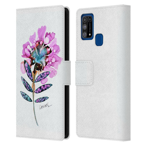 Sylvie Demers Nature Fleur Leather Book Wallet Case Cover For Samsung Galaxy M31 (2020)