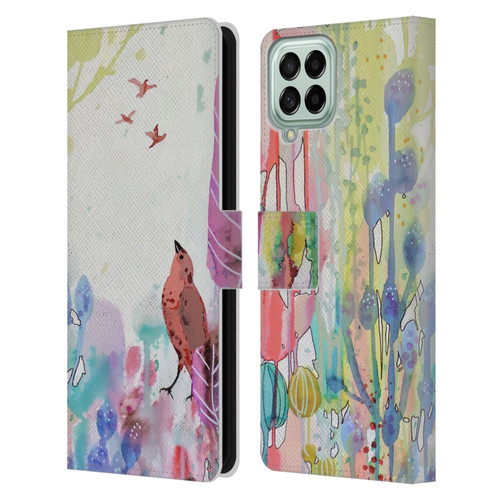 Sylvie Demers Nature Wings Leather Book Wallet Case Cover For Samsung Galaxy M53 (2022)