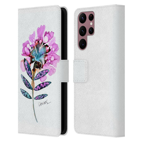 Sylvie Demers Nature Fleur Leather Book Wallet Case Cover For Samsung Galaxy S22 Ultra 5G
