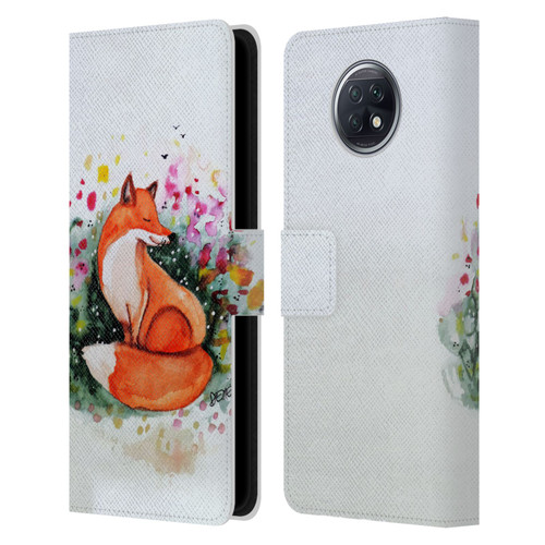 Sylvie Demers Nature Fox Beauty Leather Book Wallet Case Cover For Xiaomi Redmi Note 9T 5G