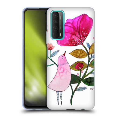 Sylvie Demers Birds 3 Crimson Soft Gel Case for Huawei P Smart (2021)