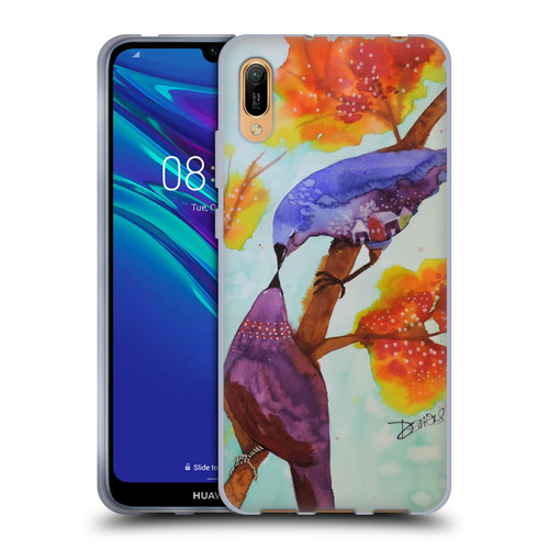 Sylvie Demers Birds 3 Kissing Soft Gel Case for Huawei Y6 Pro (2019)