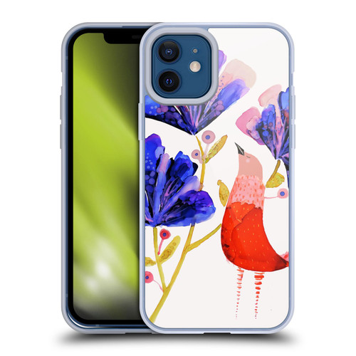 Sylvie Demers Birds 3 Red Soft Gel Case for Apple iPhone 12 / iPhone 12 Pro