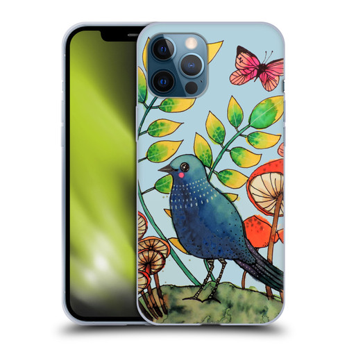 Sylvie Demers Birds 3 Teary Blue Soft Gel Case for Apple iPhone 12 Pro Max