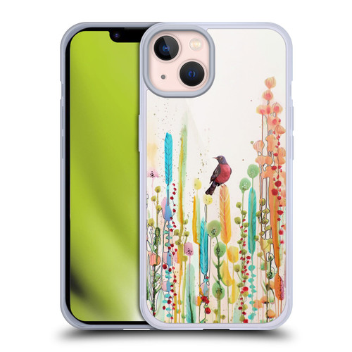 Sylvie Demers Birds 3 Scarlet Soft Gel Case for Apple iPhone 13