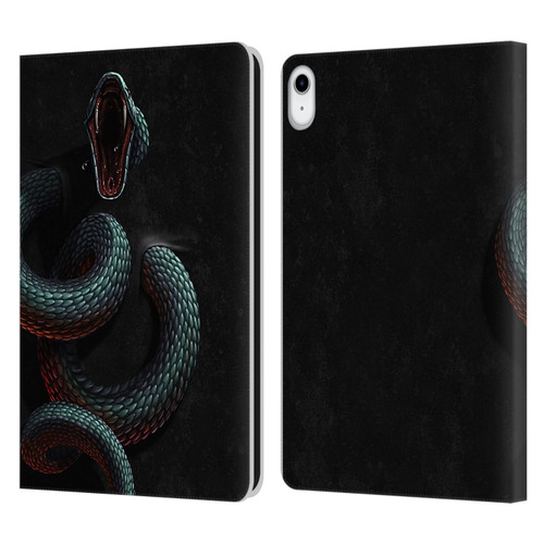 Christos Karapanos Horror 2 Serpent Within Leather Book Wallet Case Cover For Apple iPad 10.9 (2022)