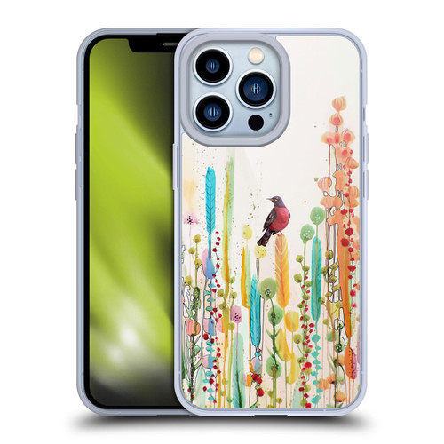 Sylvie Demers Birds 3 Scarlet Soft Gel Case for Apple iPhone 13 Pro