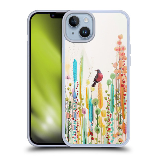 Sylvie Demers Birds 3 Scarlet Soft Gel Case for Apple iPhone 14 Plus