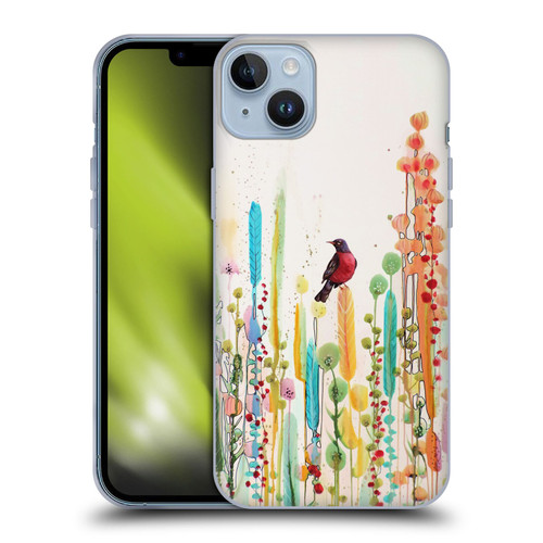 Sylvie Demers Birds 3 Scarlet Soft Gel Case for Apple iPhone 14 Plus