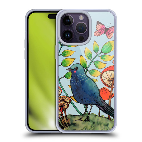 Sylvie Demers Birds 3 Teary Blue Soft Gel Case for Apple iPhone 14 Pro Max