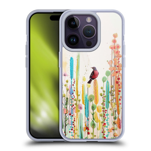 Sylvie Demers Birds 3 Scarlet Soft Gel Case for Apple iPhone 14 Pro
