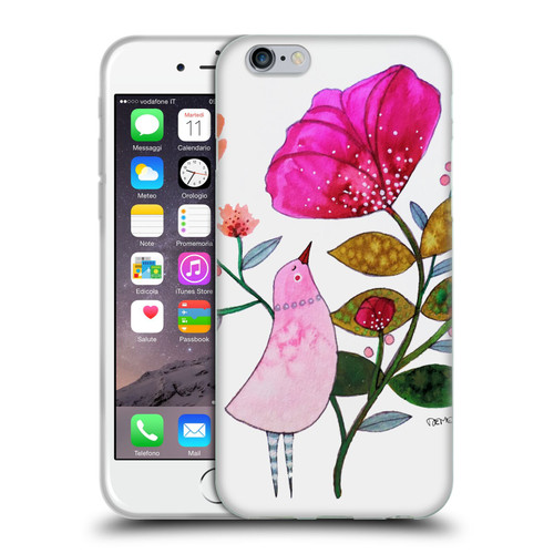 Sylvie Demers Birds 3 Crimson Soft Gel Case for Apple iPhone 6 / iPhone 6s