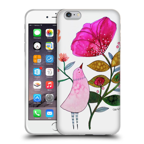 Sylvie Demers Birds 3 Crimson Soft Gel Case for Apple iPhone 6 Plus / iPhone 6s Plus