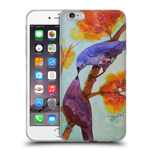 Sylvie Demers Birds 3 Kissing Soft Gel Case for Apple iPhone 6 Plus / iPhone 6s Plus