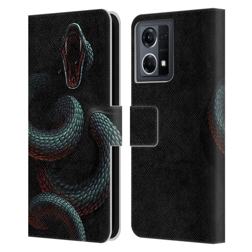Christos Karapanos Horror 2 Serpent Within Leather Book Wallet Case Cover For OPPO Reno8 4G