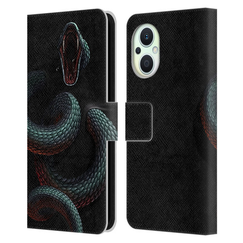 Christos Karapanos Horror 2 Serpent Within Leather Book Wallet Case Cover For OPPO Reno8 Lite