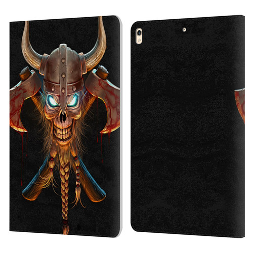 Christos Karapanos Horror 4 Viking Leather Book Wallet Case Cover For Apple iPad Pro 10.5 (2017)