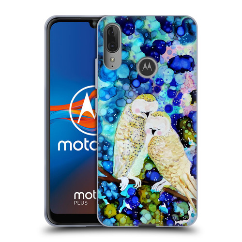 Sylvie Demers Birds 3 Owls Soft Gel Case for Motorola Moto E6 Plus