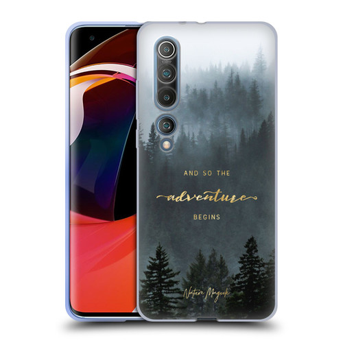 Nature Magick So The Adventure Begins Quote Trees Soft Gel Case for Xiaomi Mi 10 5G / Mi 10 Pro 5G