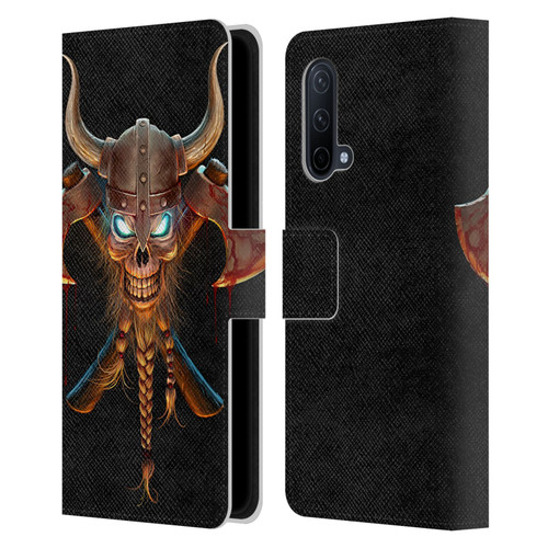 Christos Karapanos Horror 4 Viking Leather Book Wallet Case Cover For OnePlus Nord CE 5G