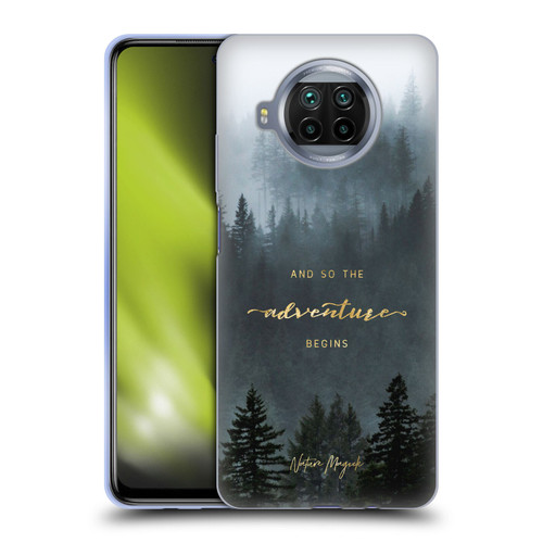 Nature Magick So The Adventure Begins Quote Trees Soft Gel Case for Xiaomi Mi 10T Lite 5G