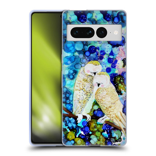 Sylvie Demers Birds 3 Owls Soft Gel Case for Google Pixel 7 Pro