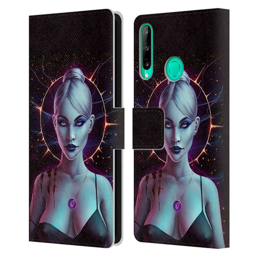 Christos Karapanos Mythical Art Oblivion Leather Book Wallet Case Cover For Huawei P40 lite E