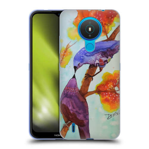 Sylvie Demers Birds 3 Kissing Soft Gel Case for Nokia 1.4