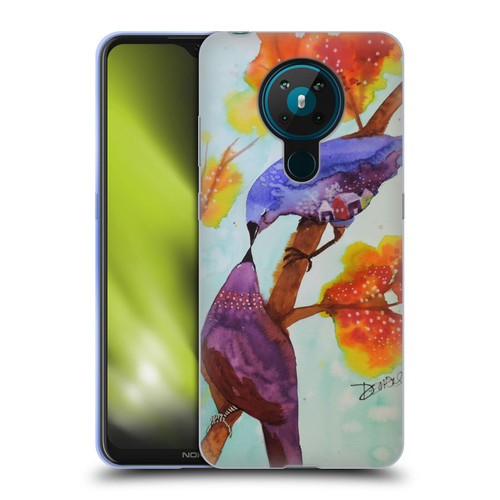 Sylvie Demers Birds 3 Kissing Soft Gel Case for Nokia 5.3