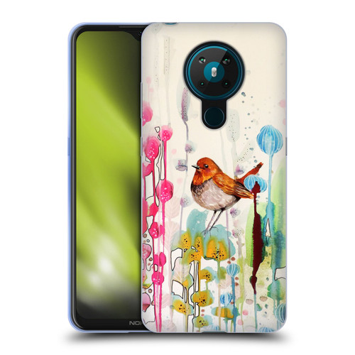 Sylvie Demers Birds 3 Sienna Soft Gel Case for Nokia 5.3