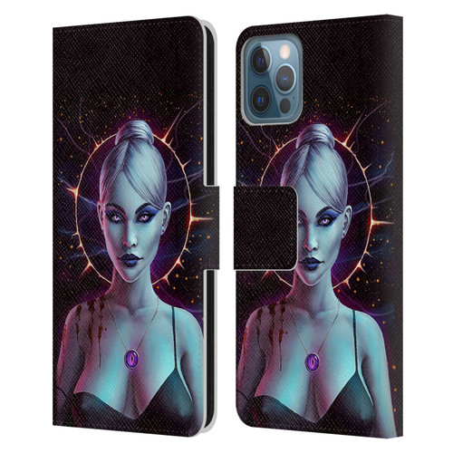Christos Karapanos Mythical Art Oblivion Leather Book Wallet Case Cover For Apple iPhone 12 / iPhone 12 Pro