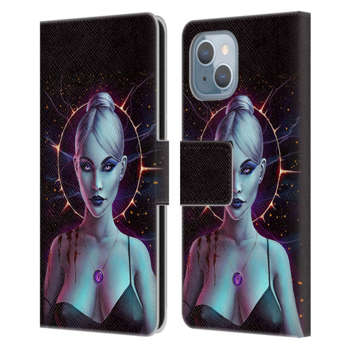 Christos Karapanos Mythical Art Oblivion Leather Book Wallet Case Cover For Apple iPhone 14