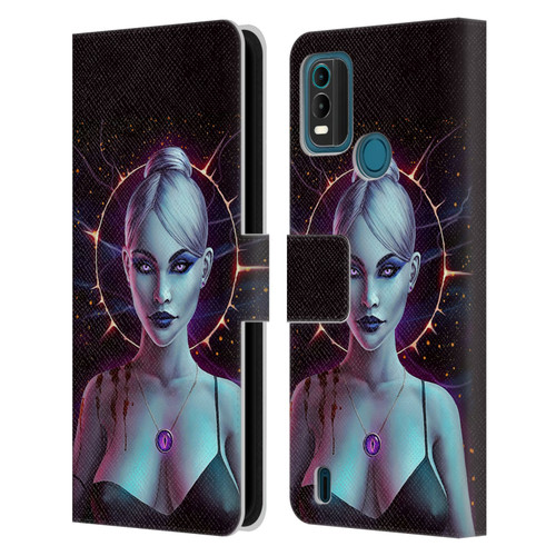 Christos Karapanos Mythical Art Oblivion Leather Book Wallet Case Cover For Nokia G11 Plus