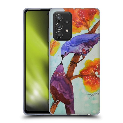 Sylvie Demers Birds 3 Kissing Soft Gel Case for Samsung Galaxy A52 / A52s / 5G (2021)