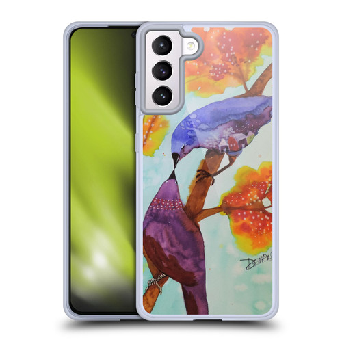 Sylvie Demers Birds 3 Kissing Soft Gel Case for Samsung Galaxy S21+ 5G