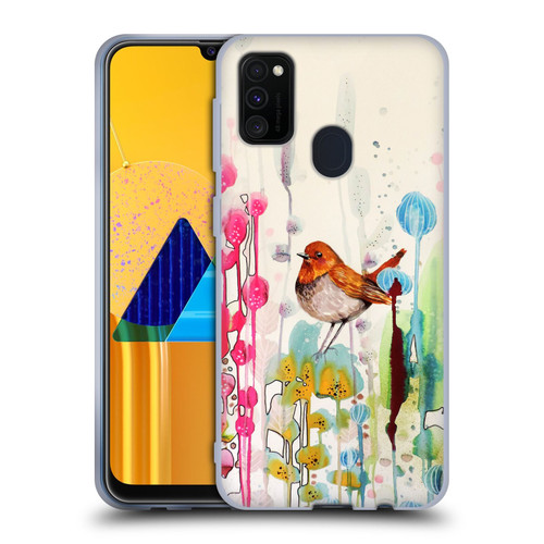 Sylvie Demers Birds 3 Sienna Soft Gel Case for Samsung Galaxy M30s (2019)/M21 (2020)