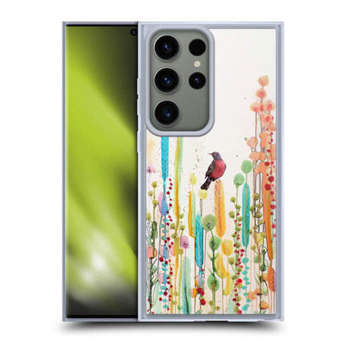 Sylvie Demers Birds 3 Scarlet Soft Gel Case for Samsung Galaxy S23 Ultra 5G