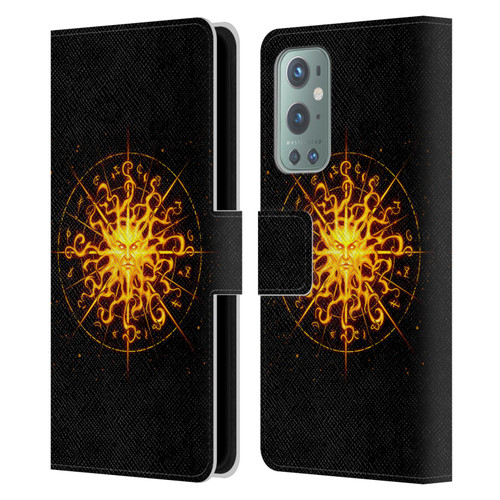 Christos Karapanos Mythical Art Helios Leather Book Wallet Case Cover For OnePlus 9