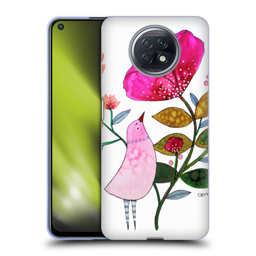 Sylvie Demers Birds 3 Crimson Soft Gel Case for Xiaomi Redmi Note 9T 5G