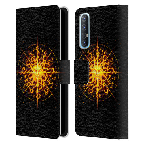 Christos Karapanos Mythical Art Helios Leather Book Wallet Case Cover For OPPO Find X2 Neo 5G