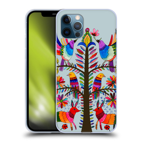 Sylvie Demers Floral Otomi Colors Soft Gel Case for Apple iPhone 12 / iPhone 12 Pro