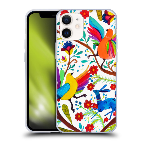 Sylvie Demers Floral Rainbow Wings Soft Gel Case for Apple iPhone 12 Mini